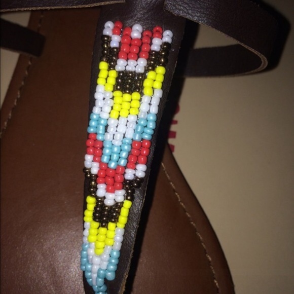 MOSSIMO Supply Co. Beaded T-Strap Sandals - Picture 5 of 5
